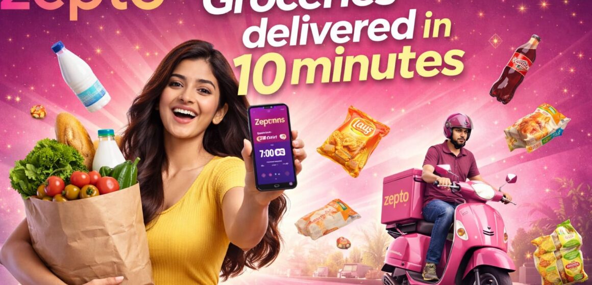 zepto case study for food delivery and fast e commerce services